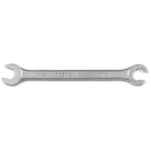 ‎Proto Satin Combination Flare Nut Wrench 7/16″ - 12 Point - Benchmark Tooling