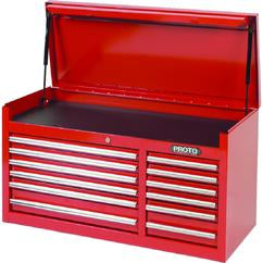 Proto® 440SS 41" Top Chest - 12 Drawer, Black - Benchmark Tooling