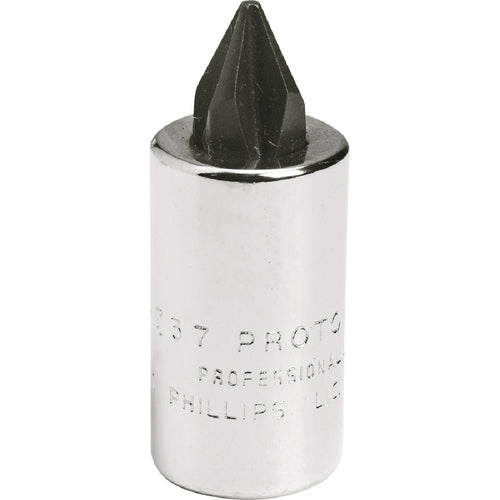 Proto 1/4″ Drive Phillips Screwdriver Bit Socket - # 1 - Benchmark Tooling