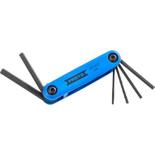 Proto 7 Piece Metric Long Folding Hex Key Set - Benchmark Tooling