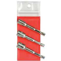 ‎Proto 3 Piece Nut Setter Set - 1/4″ Hex Shank - Benchmark Tooling
