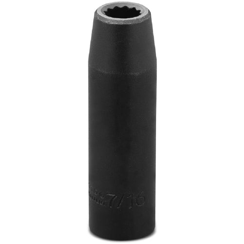 ‎Proto 1/2″ Drive Deep Impact Socket 7/16″ - 12 Point - Benchmark Tooling