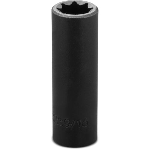 ‎Proto 1/2″ Drive Deep Impact Socket 9/16″ - 8 Point - Benchmark Tooling