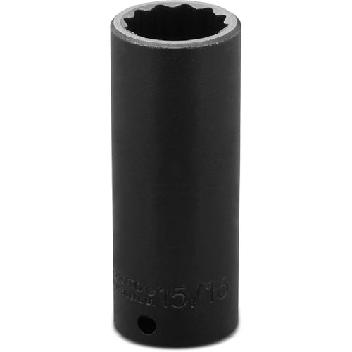 ‎Proto 1/2″ Drive Deep Impact Socket 15/16″ - 12 Point - Benchmark Tooling