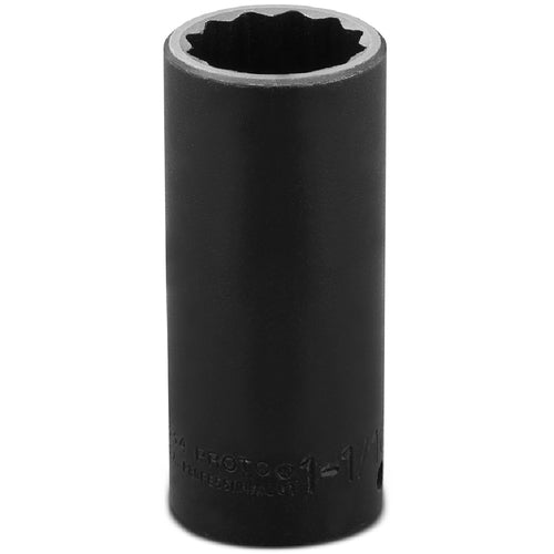 ‎Proto 1/2″ Drive Deep Impact Socket 1-1/16″ - 12 Point - Benchmark Tooling