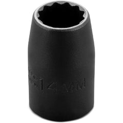 ‎Proto 1/2″ Drive Thin Wall Impact Socket 14 mm - 12 Point - Benchmark Tooling