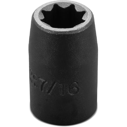 ‎Proto 1/2″ Drive Impact Socket 7/16″ - 8 Point - Benchmark Tooling