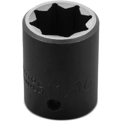 ‎Proto 1/2″ Drive Impact Socket 11/16″ - 8 Point - Benchmark Tooling