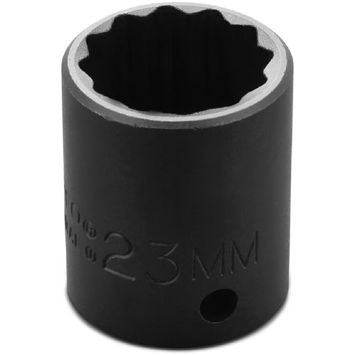 ‎Proto 1/2″ Drive Thin Wall Impact Socket 23 mm - 12 Point - Benchmark Tooling