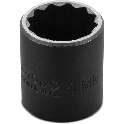 ‎Proto 1/2″ Drive Thin Wall Impact Socket 24 mm - 12 Point - Benchmark Tooling