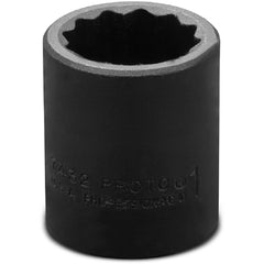 ‎Proto 1/2″ Drive Impact Socket 1″ - 12 Point - Benchmark Tooling