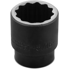 ‎Proto 1/2″ Drive Impact Socket 1-5/16″ - 12 Point - Benchmark Tooling