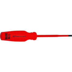 Proto VDE Insulated Cabinet Screwdriver- 7/32″ × 5″ - Benchmark Tooling