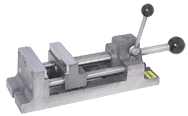 Cam Action Drill Press Vise - SV-8" Jaw Width - Benchmark Tooling