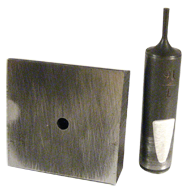 Punch & Die Set for Bench Punch - 3/8" Square - Benchmark Tooling