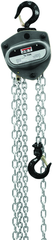 L-100-100WO-30, 1 Ton Hand Chain Hoist with 30' Lift & Overload Protection - Benchmark Tooling