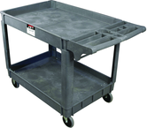 Service Cart - 31-1/8 x 17-1/8'' 2 Shelves 550 lb Capacity - Benchmark Tooling