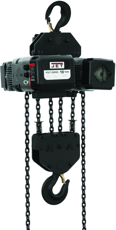 10AEH-34-20, 10-Ton VFD Electric Hoist 3-Phase with 20' Lift - Benchmark Tooling