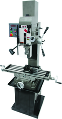 JMD-45VSPFT Variable Speed Geared Head Square Column Mill Drill with Power Downfeed - Benchmark Tooling