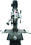 JMD-45VSPF Variable Speed Square Column Geared Head Mill Drillwith Newall DP700 2-Axis DRO - Benchmark Tooling