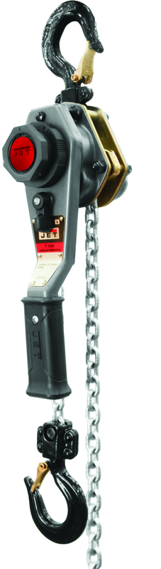 JLH Series 1 Ton Lever Hoist, 5' Lift with Overload Protection - Benchmark Tooling