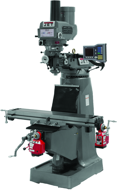 JTM-4VS Mill With X and Y-Axis Powerfeeds With Power Draw Bar - Benchmark Tooling