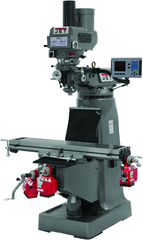 JTM-1050 Mill With ACU-RITE 200S DRO With X-Axis Powerfeed and 8" Riser Block - Benchmark Tooling