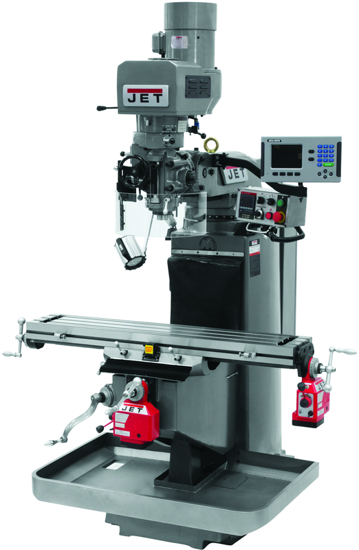 JTM-949EVS Mill With Acu-Rite 200S DRO With X and Y-Axis Powerfeeds - Benchmark Tooling