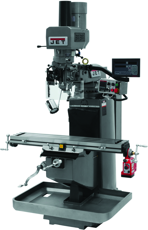 JTM-949EVS with Newall DP700 DRO, X Powerfeed & Air Power Drawbar - Benchmark Tooling