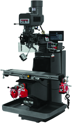 JTM-949EVS - 9 x 49" Table Mill - 3HP, 230V, 3PH - R-8 Spindle - with Newall DP700 3X (K) DRO X & Y-Axis Powerfeed - Benchmark Tooling