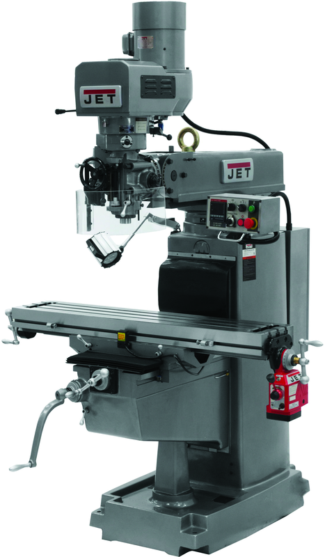 JTM-1050EVS2/230 Mill With Acu-Rite 200S DRO With X, Y and Z-Axis Powerfeeds - Benchmark Tooling