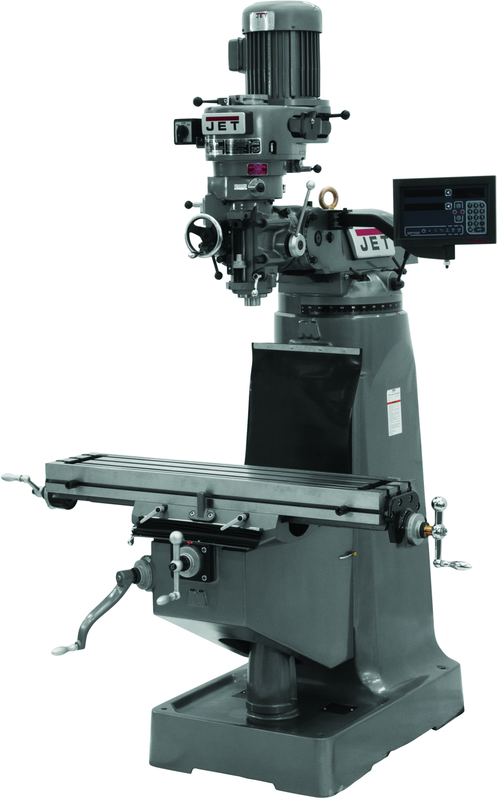 JTM-2 Mill With 3-Axis Newall DP700 DRO (Knee) - Benchmark Tooling