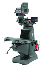 JTM-4VS Mill With 3-Axis Newall DP700 DRO (Knee) With X-Axis Powerfeed - Benchmark Tooling