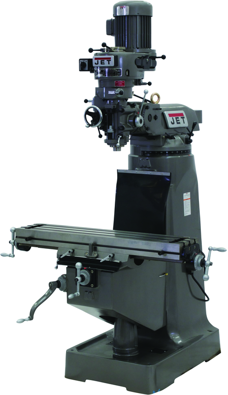 JTM-2 Mill With 3-Axis Newall DP500 DRO (Quill) With X-Axis Powerfeeds - Benchmark Tooling