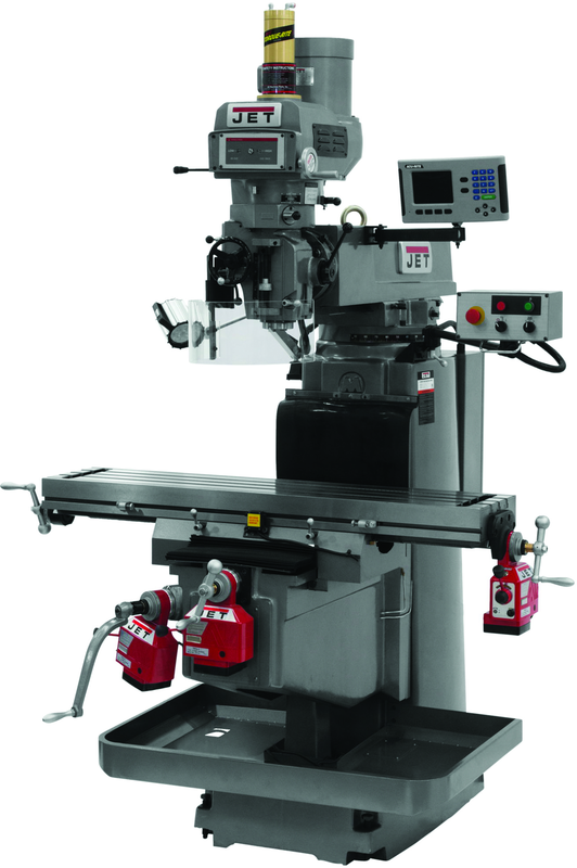 JTM-1254VS with ACU-RITE  200S 3X (Q) DRO, X,Y&Z Powerfeeds & Air Power Drawbar - Benchmark Tooling