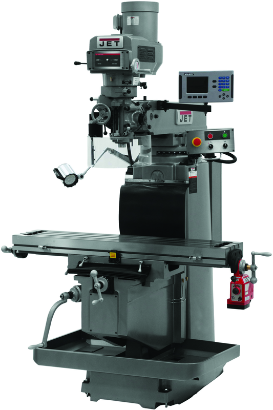 JTM-1254RVS with Acu-Rite 300S 3X (Q) DRO, X Powerfeed & Air Power Drawbar - Benchmark Tooling