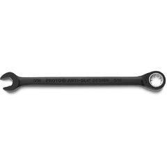 Proto Black Chrome Combination Non-Reversible Ratcheting Wrench 5/16″ - Spline - Benchmark Tooling