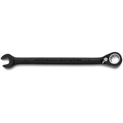 Proto Black Chrome Combination Reversible Ratcheting Wrench 8 mm - Spline - Benchmark Tooling