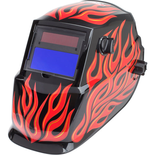 ‎Red Steel Auto Darkening Helmet Variable Shade 9-13