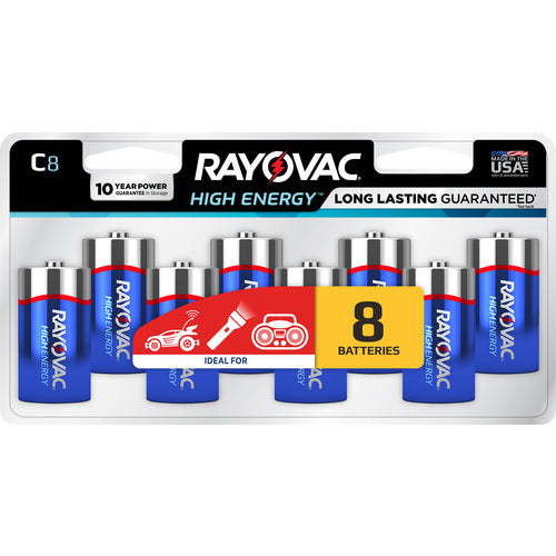 C High Energy Alkaline Batt-8Pk - Benchmark Tooling