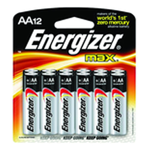 AA Max Alkaline Battery 12 Pack - Benchmark Tooling