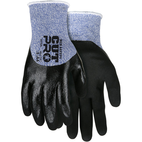 13 Ga Blue/White HPPE/Glass Blk Nitrile