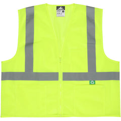 RECYC MESH VEST CLS2ZIP S