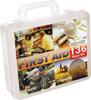 136 Pc. Multi-Purpose First Aid Kit - Benchmark Tooling