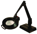 28" Arm 1.75X LED Magnifier Desk Base W/ Floating Arm Circline - Benchmark Tooling