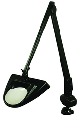 40" LED Magnifier 2.25X Clamp Base W/ Floating Arm Hi-Lighter - Benchmark Tooling
