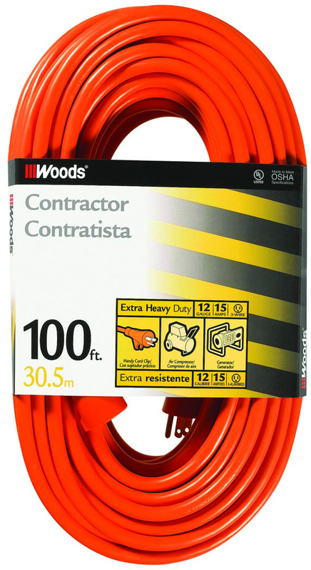 Extension Cord - 100' Extra HD 1-Outlet (Outdoor Style) - Benchmark Tooling