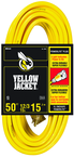 Yellow Jacket Extension Cord - 50' Extra Heavy Duty 1-Outlet (Powerlite) - Benchmark Tooling