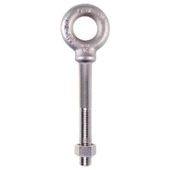 Plain Pattern Nut Eye Bolt - 1/2″-13 Thread Size, 1″ Eye Diameter - Benchmark Tooling