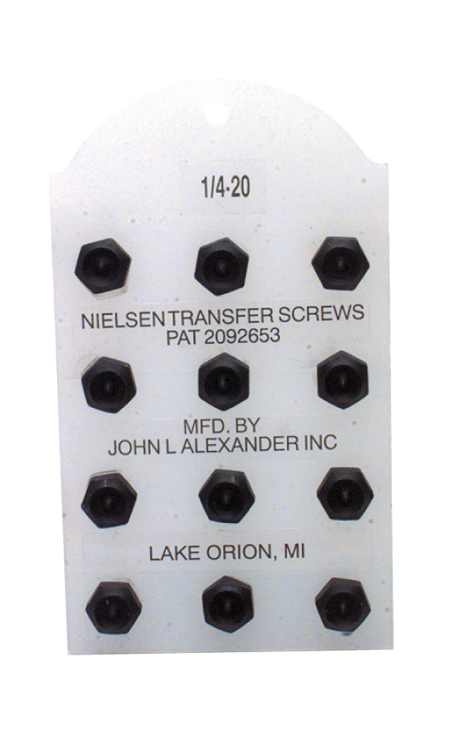 Nielsen Transfer Screw -- 3/8-24 (Set of 12) - Benchmark Tooling